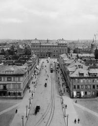 1886 - Rheinstraße Endhaltestelle Schloss