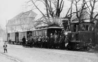 1920 Abfahrt letzter Dampfzug Arheilgen